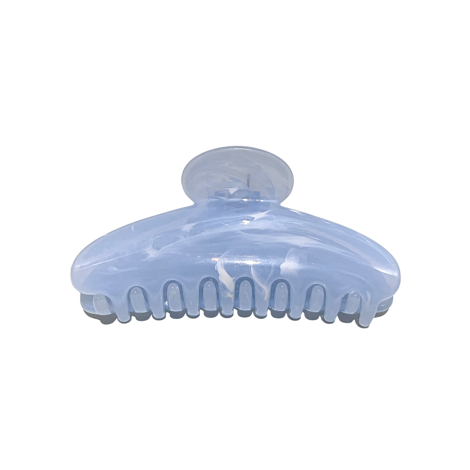 Light Blue Marble Hair Claw